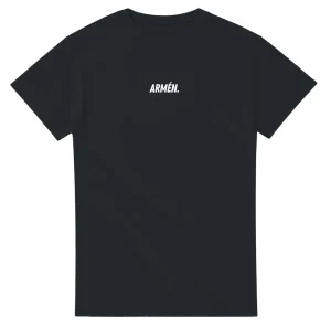 ARMEN. - Minimalistic T-shirt Svart