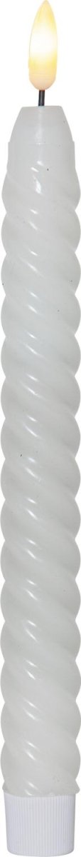 LED Antikljus Flamme Swirl Vit 2-P - Bild 5