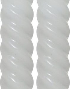 LED Antikljus Flamme Swirl Vit 2-P