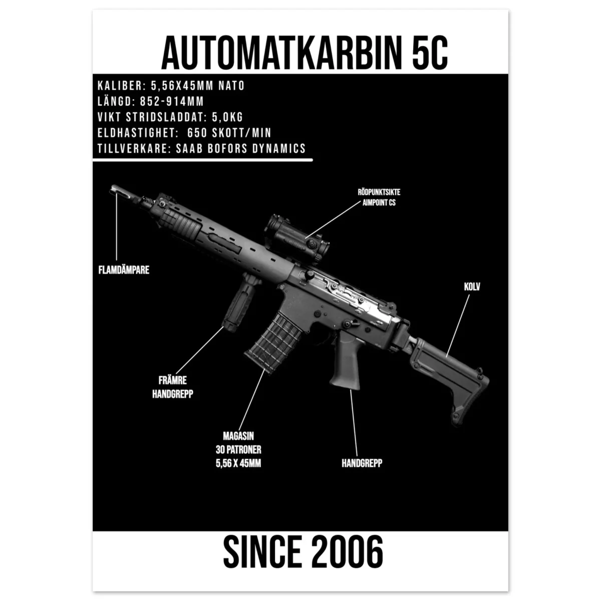 Automatkarbin 5C - Poster - Bild 2