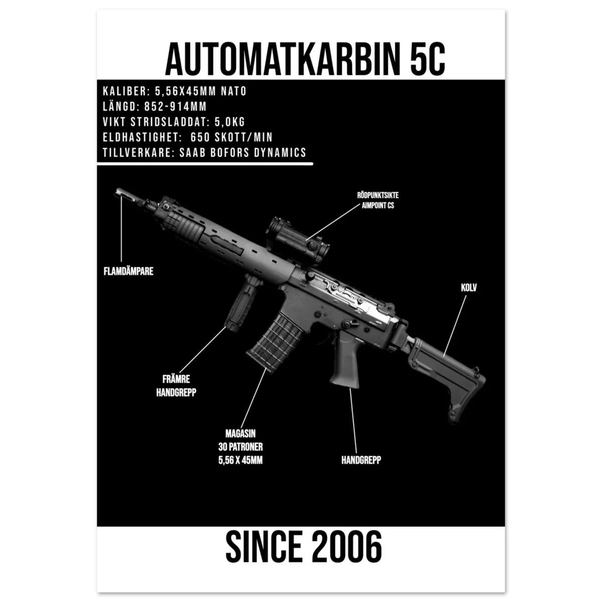 Automatkarbin 5C - Poster - Bild 4