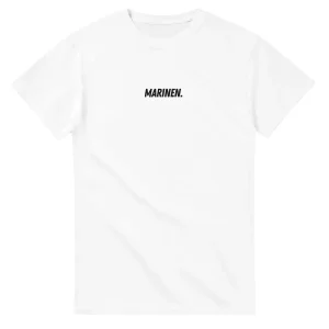 MARINEN. - Minimalistic T-shirt Vit