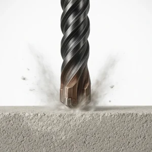 Borrning av betongsockel