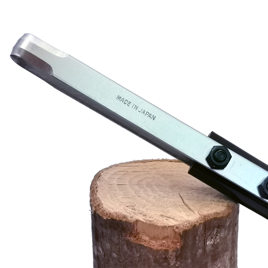 Jinverktyg, konkav rundad kniv för bonsai, 210 mm, japanska Wazakura - Bild 3